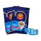 Kit 2 Café Com Leite Tres 3 Corações Solúvel Vending 1KG