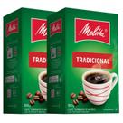 Kit 2 Café Torrado e Moído Tradicional 500g Melitta Intenso