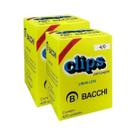 Kit 2 Caixa com 420 clips galvanizados 4/0 clipes bacchi