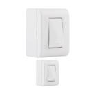 Kit 2 Caixa De Sobrepor Com 1 Interruptor Simples 10A Tramontina