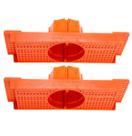 Kit 2 Caixa Luz Suporte P/ Laje Octogonal 27, 30cm Plasled