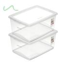 Kit 2 Caixa Organizadora 60l Ordene Design Moderno Cristal