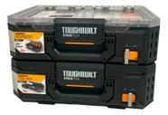 Kit 2 Caixa Organizadora De Ferramentas Com Tampa Toughbuilt