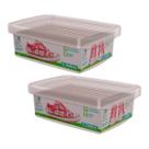 Kit 2 Caixa Organizadora De Sapatos Infantil Para Closet Transparente