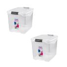 Kit 2 Caixa Organizadora Multiuso 29 litros FLEX Sanremo