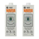 Kit 2 caixas bebida aveia naveia barista 1l textura cremosa e ideal para cafés