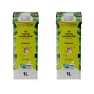 Kit 2 caixas bebida vegetal original a tal da castanha 1l sabor suave para o dia a dia Kit 2 caixas bebida vegetal original a tal da castanha 1l sabor suave para o dia a dia