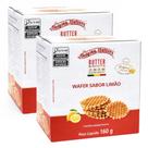 Kit 2 Caixas Biscoito Amanteigado com Limão Belgian Butters 160g Crocante Premium Belga