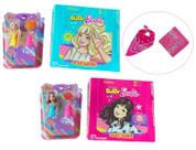 Kit 2 caixas Chiclete Barbie c/ 100 un, 2 Bonecas + Lenço