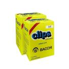 Kit 2 Caixas com 450 clips galvanizados 3/0 clipes bacchi