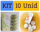 Kit 2 caixas de sabonete Natura Tododia Alecrim e sálvia e Macadâmia - total 10 Unidades