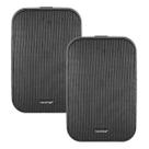 Kit 2 Caixas De Som Ambiente Passiva Á Prova D'Água 60W 6,5 Polegadas Preta SK-RP65D Skypix
