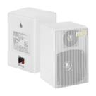 Kit 2 Caixas De Som Ambiente Passivas 4 Polegadas 40w Branca CSR-75M CSR