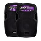 Kit 2 Caixas de Som Ativo 12" Amplificada Waldman RC-450X 450w Bluetooth