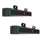 Kit 2 Caixas de som JBL RallyBar XL para Veículos Ext 300W RMS Proteção contra Água Poeira - Preto