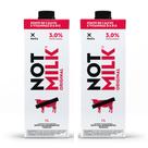 Kit 2 caixas not milk original leite vegetal 1l sabor suave e versátil