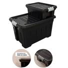 Kit 2 Caixas Organizadoras 53L E 11L Com Rodinhas E Travas