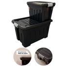 Kit 2 Caixas Organizadoras 53L E 20L Com Rodinhas E Travas