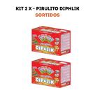 Kit 2 Caixas Pirulito Dipnlik Sortidos 50un Doces Para Festa e Revenda