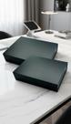 Kit 2 Caixas Presente Cartonadas Pretas 36x26x8cm