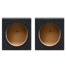 Kit 2 Caixas Seladas 6 Polegadas Grafite MDF APSounds