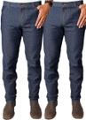 Kit 2 Calça Jeans Masculina Básica Barata Atacado Reforçada