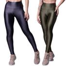 KIT 2 Calça Legging de Academia New Zig 3D Bella Fiore Treino Musculação Moda Fitness Treino KIT 2 Calça Legging de Academia New Zig 3D Bella Fiore Treino Musculação Moda Fitness Treino