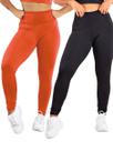 Kit 2 Calça Legging Feminina Academia & Fitness Basic MAG853