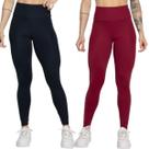 KIT 2 Calça Legging Smart WLS Modas Cós Alto Roupa Para Treino Academia Moda Fitness