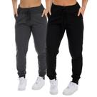Kit 2 Calça Moletinho Com Bolso Fristyle Feminina Jogger