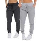 Kit 2 Calça Moletinho Com Bolso Fristyle Feminina Jogger