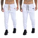 kit 2 Calça Moletom Com Bolsos Cintura Com Elástico Coroa e Cordão