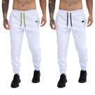 kit 2 Calça Moletom Com Bolsos Cintura Com Elástico Coroa e Cordão