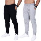 Kit 2 Calça Moletom Fristyle Com Bolso Masculina Adulto