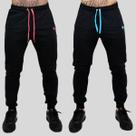 Kit 2 Calça Moletom Masculina Skinny Slin Sport Coroa e Cordão