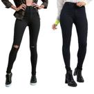 Kit 2 Calças Hot Pant Feminina Preta Lady Rock