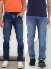 KIT 2 Calças Jeans Masculina Modelagem Premium Com Elastano Detalhes Exclusivos Casual KIT 2 Calças Jeans Masculina Modelagem Premium Com Elastano Detalhes Exclusivos Casual