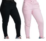 kit 2 Calças Jogger Moletom Feminina - Excelente Qualidade