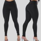 Kit 2 Calças Legging Feminina Suplex Academia Cintura Alta