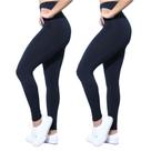 Kit 2 Calças Legging Heide Ribeiro Leg Basic Suplex Ginástica