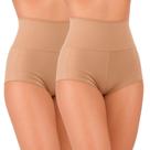 Kit 2 Calcinha Cinta Suplex Short Modelador Alta Pressão Cintura Alta Aperta Barriga Pós Parto