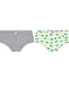 Kit/2 Calcinha Lobinha Lupo 18107-088 kids Estampada Algodão T. PP/G