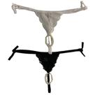 Kit 2 Calcinha Tailandesa Pérola Massageadora Tanga De Renda Luxo Feminino Lingerie Sexy Sensual