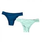 Kit 2 calcinhas basic+ lingerie verde petróleo/verde água m