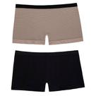 Kit 2 Calcinhas Boxer DelRio 8291 Sem Costura