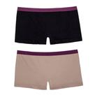 Kit 2 Calcinhas Boxer DelRio 8291 Sem Costura