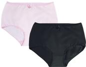 Kit 2 calcinhas em lycra com lateral larga m ao gg