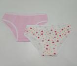 Kit 2 calcinhas infantis menina