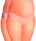 Kit 2 Calcinhas Nude/Rosa Poá Love Secret 42314 Gestante