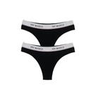 Kit 2 Calcinhas Tanga Cotton Algodão Confortável com Elástico Try Basics